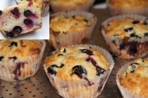 Feketeribizlis muffin