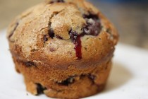 Meggyes muffin