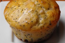 Töltött mákos muffin